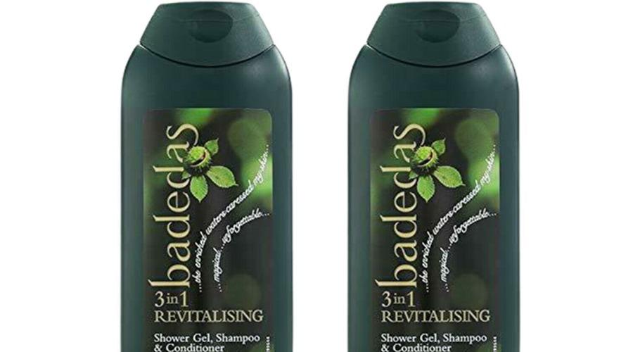 Badedas 3 in-11 revitaliserende douchegel, shampoo en conditioner, een merk van douchegel