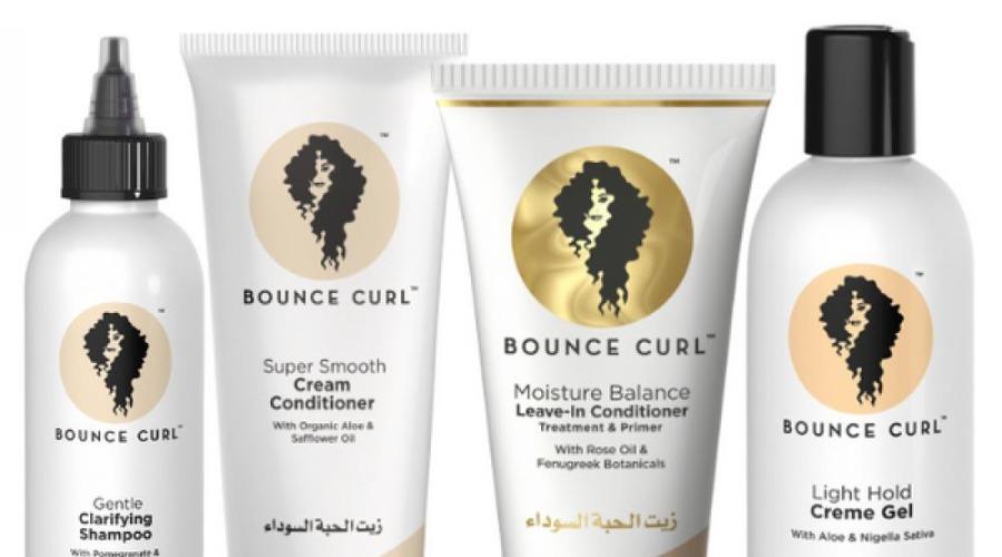 Bounce Curl hair care brand