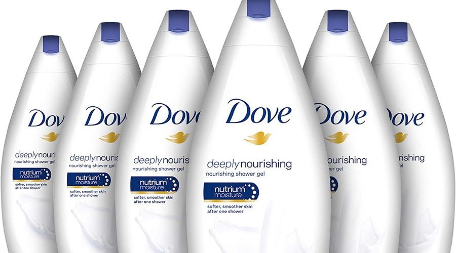 Diep voedende bodywash van Dove