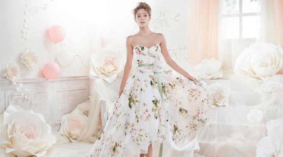 Romantic Floral Number for bride