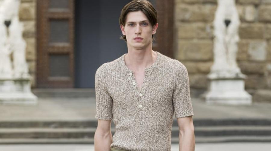 Salvatore Ferragamo Hemd aus Baumwolle mit Farbverlauf