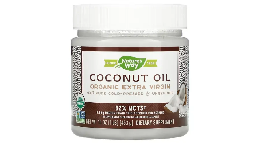 Nature's Way, Organic Coconut Oil, Extra Virgin, 16 oz (453 g) | Hitrendsetter