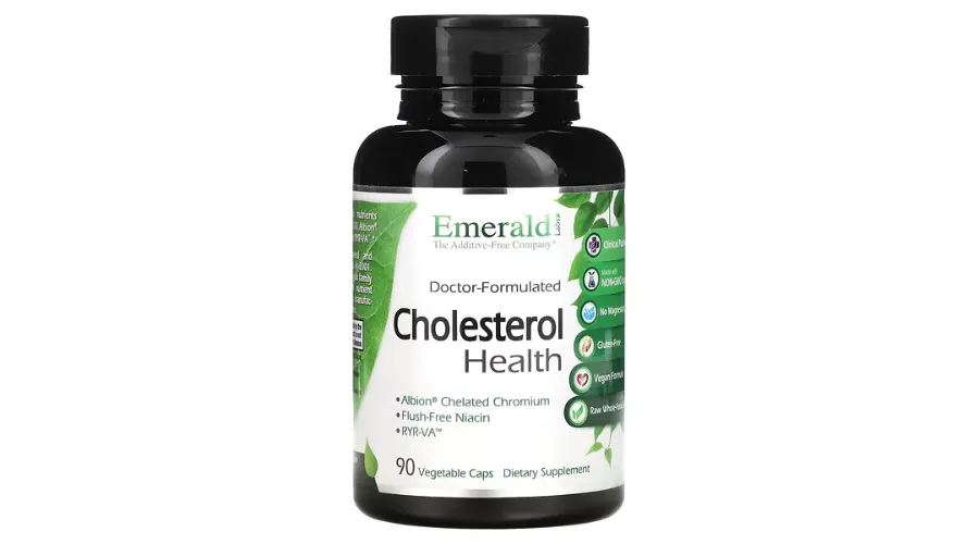 Phòng thí nghiệm Emerald, Sức khỏe Cholesterol, 90 viên chay | Hitrendsetter