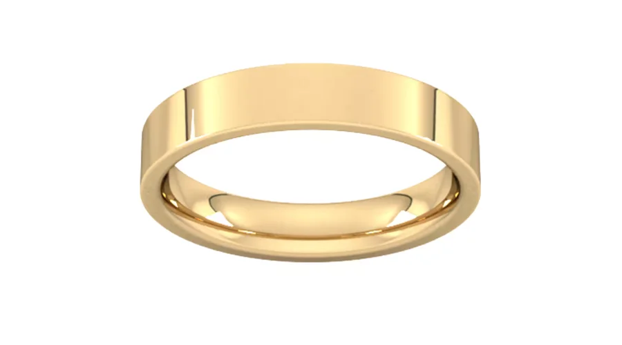 Wedding Ring In 18 Carat Yellow Gold