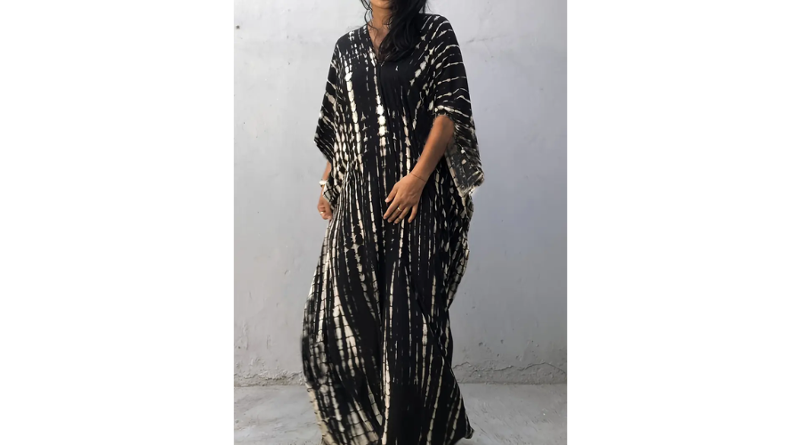 Boho Chic Plus Size Kaftan Dress 