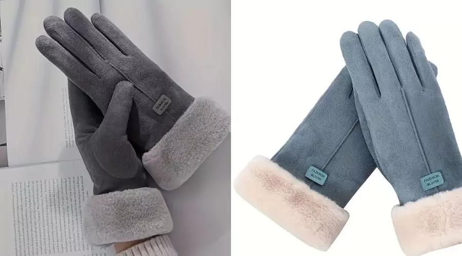 Warm Winter Gloves, Thickened Cold Sports Gloves