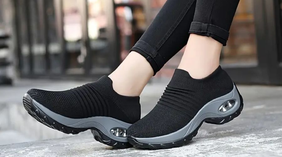 Breathable Women's Slip-On Sneakers