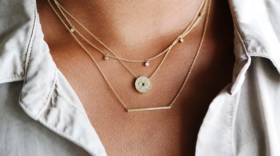 Layered dainty chains