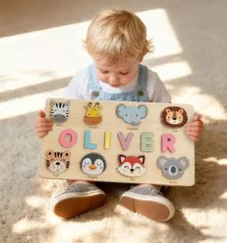 wooden name puzzle | Hitrendsetter